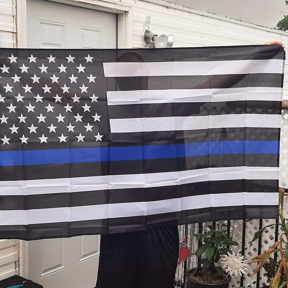 Back The Blue Thin Blue Line Flags